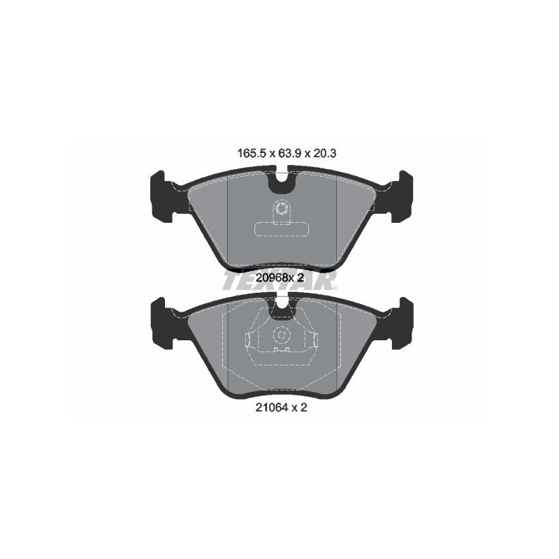 TEXTAR 2096801 Brake Pads Set Front for