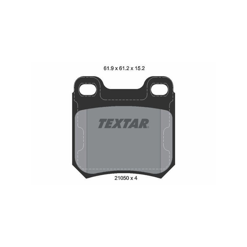 TEXTAR 2105002 Plaquettes de frein arrière pour Vectra Omega 9-3 Carlton 900 Senator
