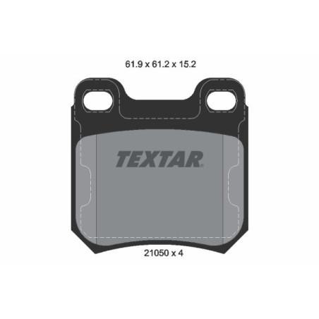 TEXTAR 2105002 Plaquettes de frein arrière pour Vectra Omega 9-3 Carlton 900 Senator