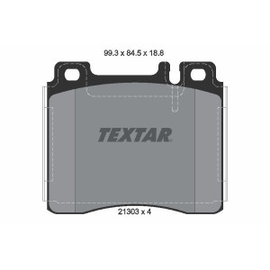 TEXTAR 2130304 Brzdové destičky přední pro Mercedes S