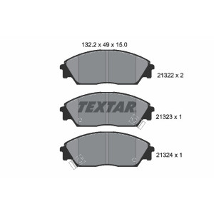 TEXTAR 2132201 Plaquettes de frein avant pour Civic Concerto CRX Prelude