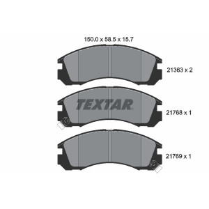 TEXTAR 2136301 Brake Pads Set Front for