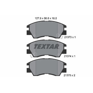 TEXTAR 2137301 Brzdové platničky predný pre Mitsubishi Shogun PAJERO