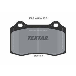 TEXTAR 2138102 Klocki hamulcowe przód dla DS DS3 XK XJ S-Type 208 DAIMLER Ibiza Esprit S60