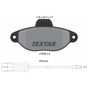 TEXTAR 2143603 Klocki hamulcowe przód dla Punto Y