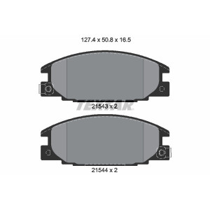 TEXTAR 2154302 Brzdové platničky predný pre Campo Frontera Trooper Brava TFR/TFS D-Max