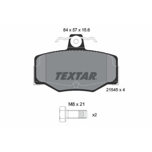 TEXTAR 2154501 Brzdové platničky zadný pre Nissan Primera Almera