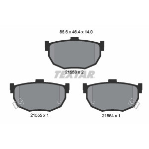 TEXTAR 2155301 Pastiglie freno posteriore per Elantra Lantra Cerato Coupe Tiburon Bluebird