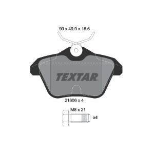 TEXTAR 2160601 Brake Pads Set Rear for
