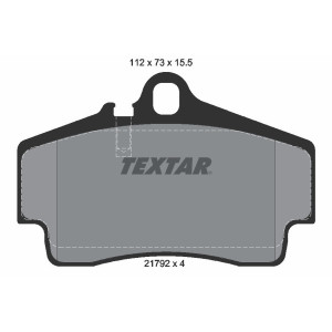TEXTAR 2179203 Pastillas de freno trasero para 911 Boxster Cayman Boxter