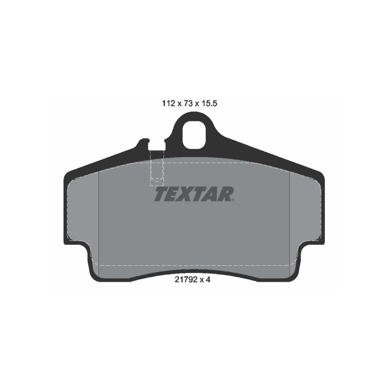 TEXTAR 2179203 Klocki hamulcowe Tył dla