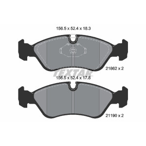 TEXTAR 2186201 Brake Pads Set Front for Astra Vectra Kadett Cavalier Omega Calibra Carlton Espero