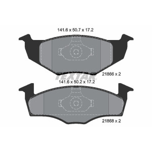 TEXTAR 2186602 Pastillas de freno delantero para Fabia Polo Fox Arosa Gol Lupo Voyage