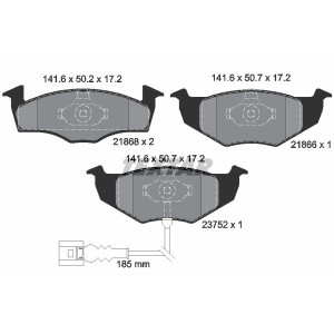 TEXTAR 2186801 Brake Pads Set Front for