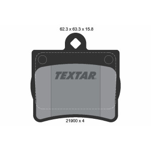 TEXTAR 2190003 Plaquettes de frein Arrière pour