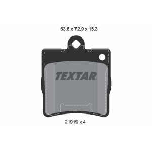TEXTAR 2191901 Brake Pads Set Rear for Mercedes C CLC SLK CLK