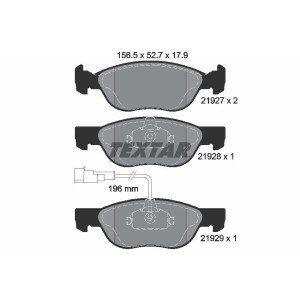TEXTAR 2192701 Brzdové platničky predný pre Marea Brava Bravo Dedra Delta 145 146