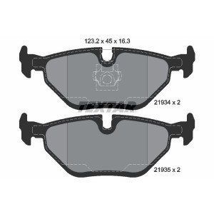TEXTAR 2193404 Plaquettes de frein arrière pour SAAB 9-5
