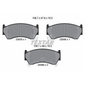TEXTAR 2300501 Bremsbeläge Vorne für Nissan Almera Presea