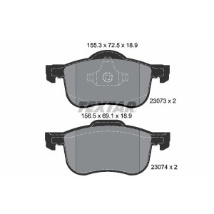 TEXTAR 2307303 Brake Pads Set Front for