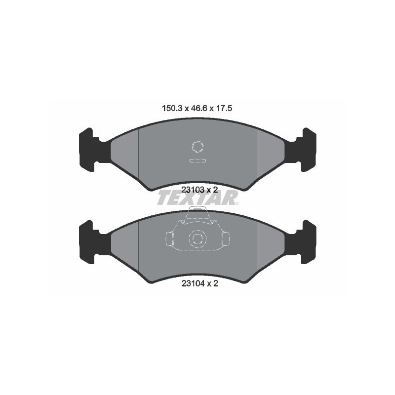 TEXTAR 2310301 Brake Pads Set Front for