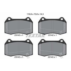 TEXTAR 2314201 Plaquettes de frein Avant pour