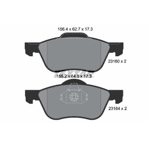 TEXTAR 2316001 Pastiglie freno anteriore per Nissan Primera