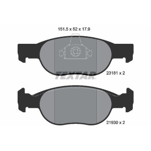 TEXTAR 2318101 Brake Pads Set Front for