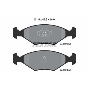 TEXTAR 2321901 Brzdové destičky přední pro Fiat Palio Siena