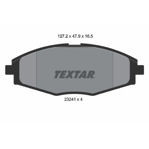 TEXTAR 2324102 Pastillas de freno delantero para Matiz Lanos Spark