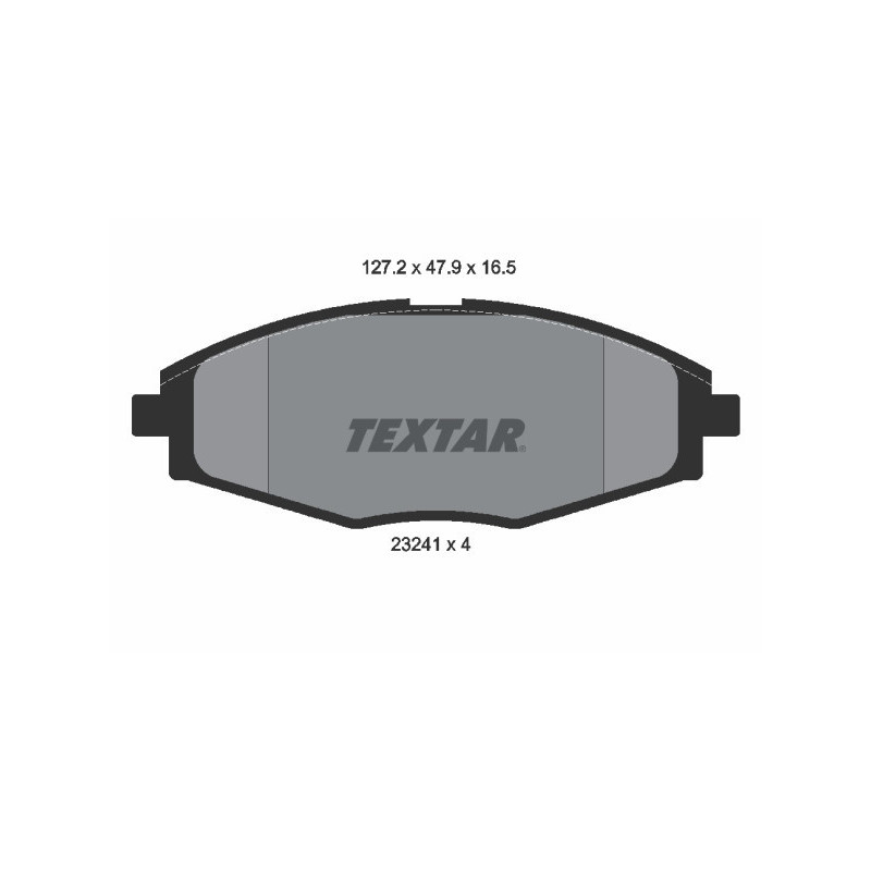 TEXTAR 2324102 Klocki hamulcowe Przód dla