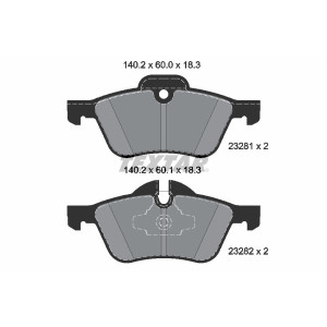 TEXTAR 2328101 Pastiglie freno anteriore per MINI Hatchback Convertible