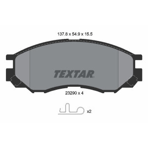 TEXTAR 2329002 Brake Pads Set Front for