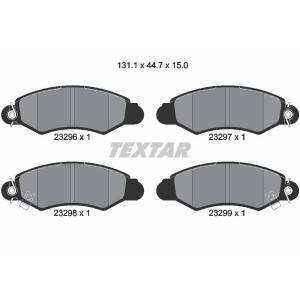 TEXTAR 2329601 Plaquettes de frein avant pour Swift Justy