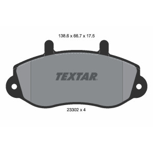 TEXTAR 2330201 Pastillas de freno delantero para Movano Master