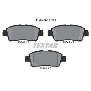 TEXTAR 2334803 Pastillas de freno delantero para Toyota Yaris Echo