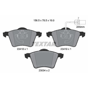 TEXTAR 2341801 Plaquettes de frein Avant pour