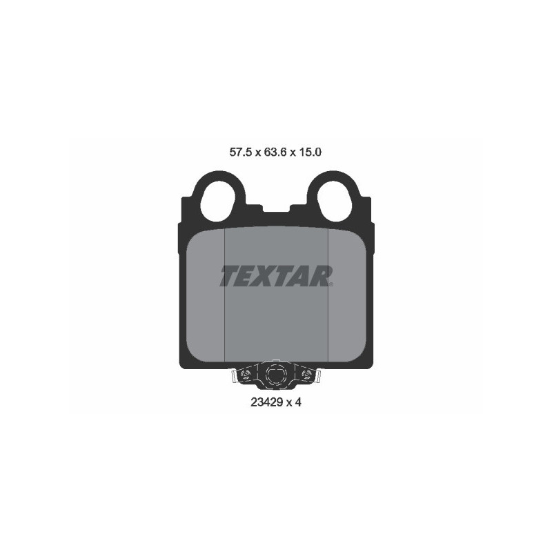 TEXTAR 2342901 Pastillas de freno trasero para Altezza GS IS SC