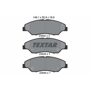 TEXTAR 2344201 Plaquettes de frein avant pour Kia Sportage Retona