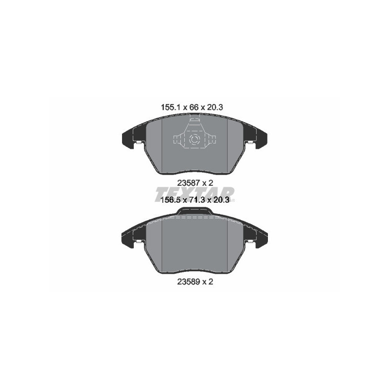 TEXTAR 2358704 Brake Pads Set