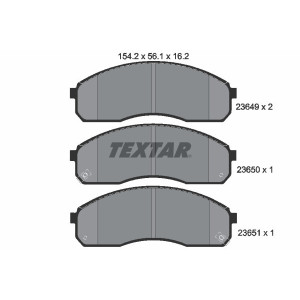 TEXTAR 2364901 Bremsbeläge Vorne für Kia Carnival Pregio
