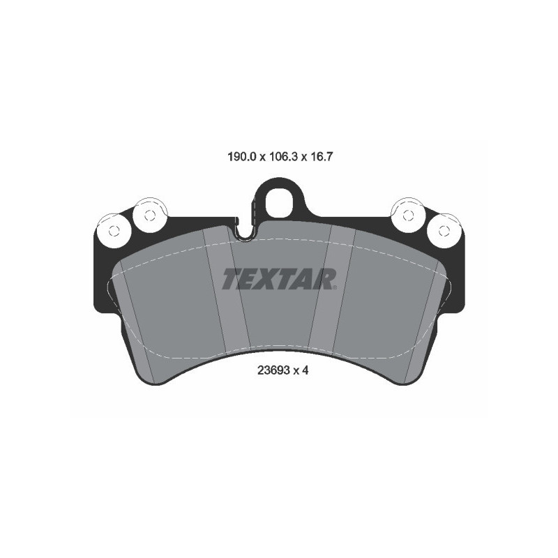 TEXTAR 2369302 Pastiglie freno anteriore per Q7 Touareg Cayenne
