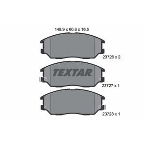 TEXTAR 2372601 Plaquettes de frein avant pour Rodius Opirus Terracan Equus Stavic XG