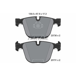 TEXTAR 2373001 Pastiglie freno posteriore per 5 X6 X5 6 7 3 Azure Phantom 1 Arnage