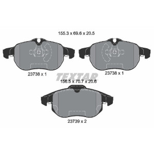 TEXTAR 2373807 Plaquettes de frein Avant pour