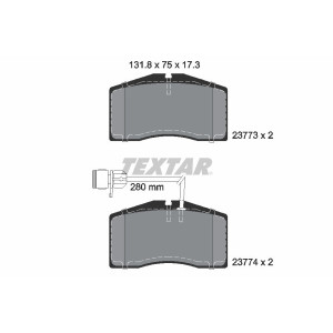 TEXTAR 2377301 Pastillas de freno delantero para Audi A8