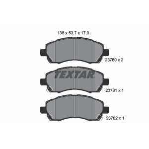 TEXTAR 2378001 Bremsbeläge Vorne für Subaru Impreza Legacy