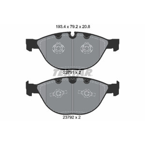TEXTAR 2379101 Plaquettes de frein Avant pour