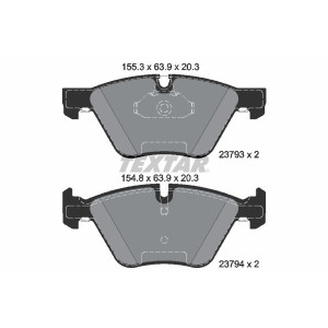 TEXTAR 2379301 Pastiglie freno anteriore per BMW 5 X1