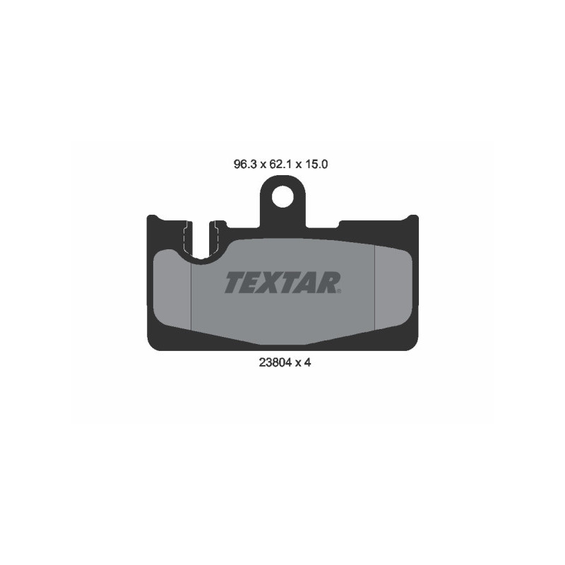 TEXTAR 2380401 Brzdové destičky zadní pro Lexus LS